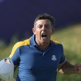 La hargne de McIlroy, l'un des grands artisans du succès de l'Europe KEYSTONE/AP/Gregorio Borgia
